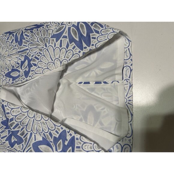 NWT Talbots Woman’s 4P Petite Floral Lined Shift Dress Sleeveless Lace $179 - Picture 10 of 11